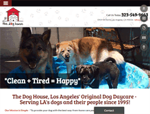 Tablet Screenshot of doghousela.com
